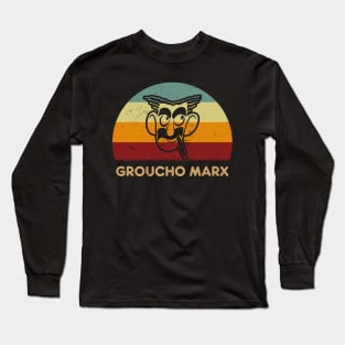 Retro Sunset - Groucho Marx Brothers Long Sleeve T-Shirt